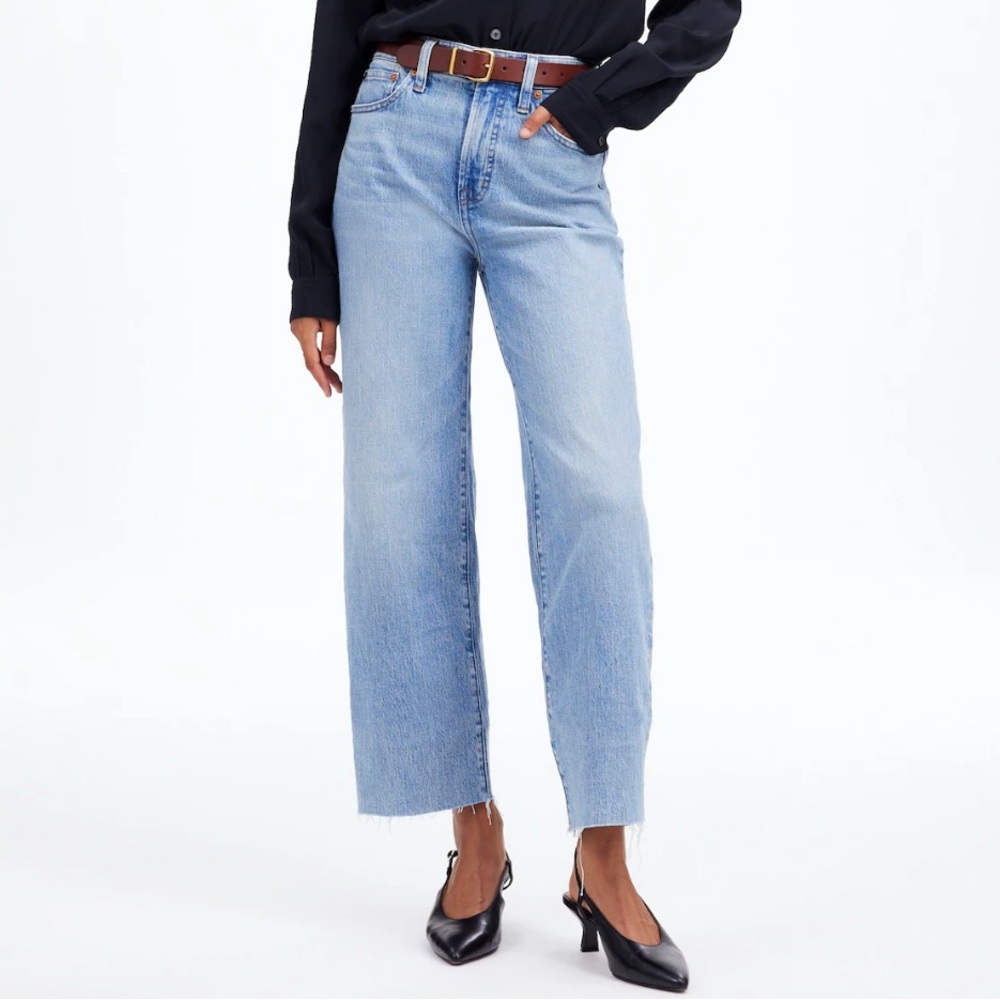 Madewell petite vintage wide leg crop Jean | 32P | Altoona wash